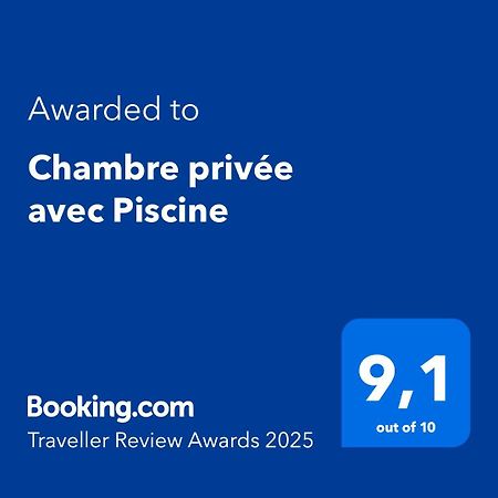 Chambre privée avec Piscine Marsella Exterior foto